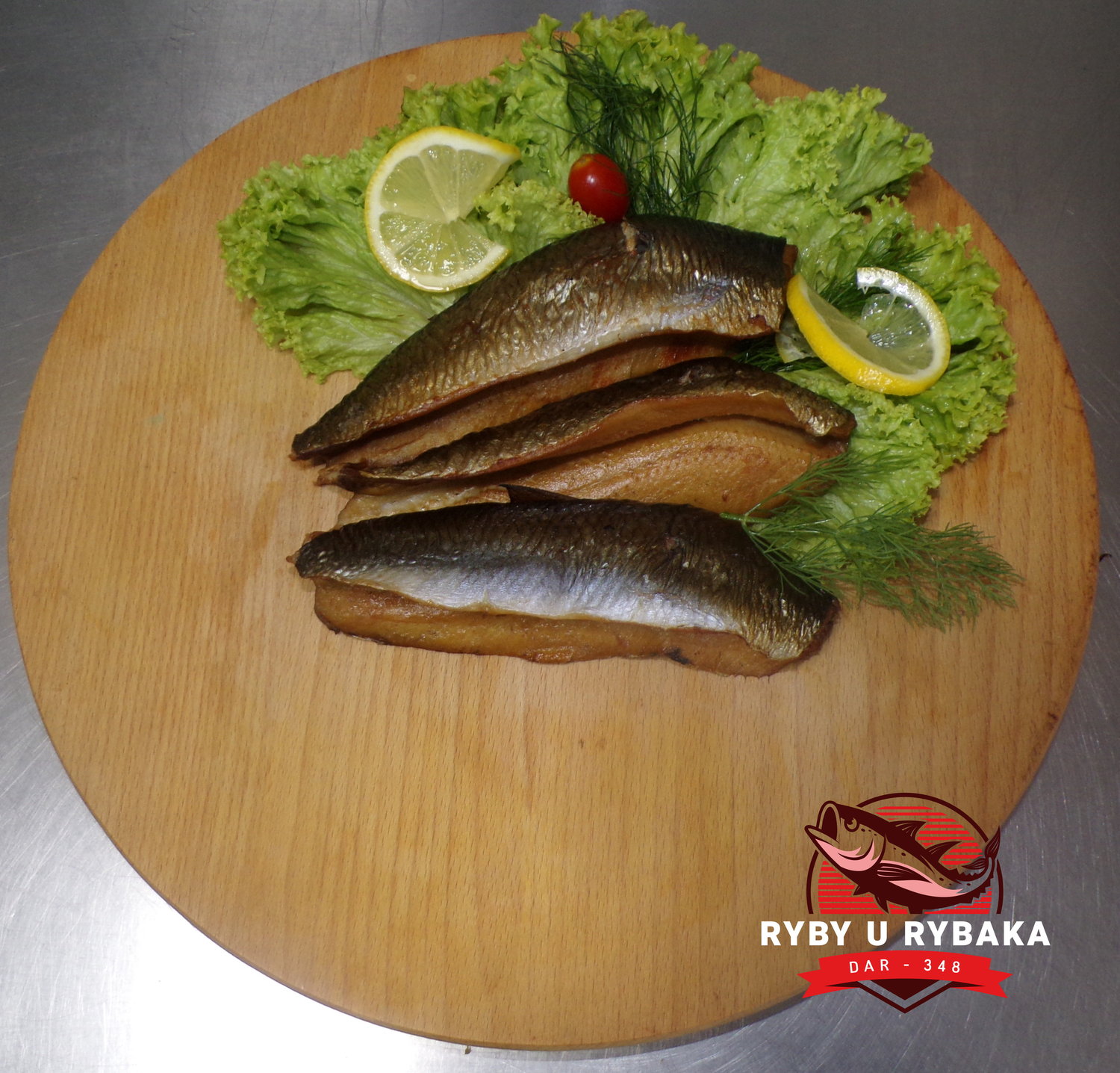 Wędzony śledź - płat